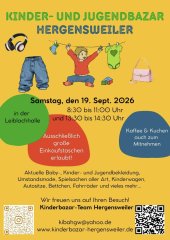 Kinder- und Jugendbazar Kinder- und Jugendbazar